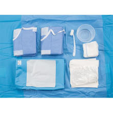 Paquete de paño quirúrgico de laparoscopia desechable